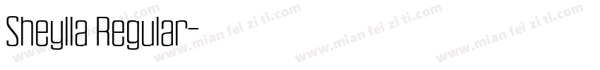 Sheylla Regular字体转换
